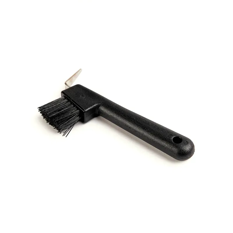Shires Ezi-Groom Hoof Pick Brush - Black