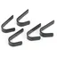Shires EZI-KIT Stable Hooks Small Set of 5 - Black