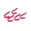 Shires EZI-KIT Stable Hooks Small Set of 5 - Pink