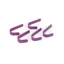 Shires EZI-KIT Stable Hooks Small Set of 5 - Purple