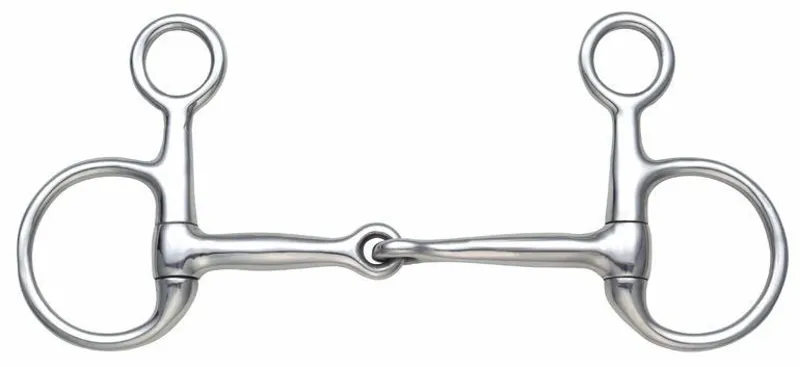 Shires Hanging Cheek Snaffle - Silver