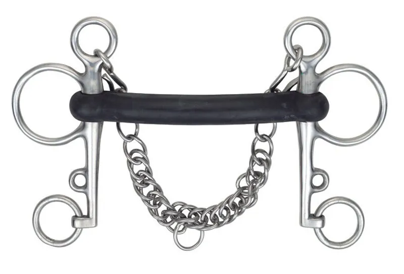 Shires Hard Rubber Mouth Pelham