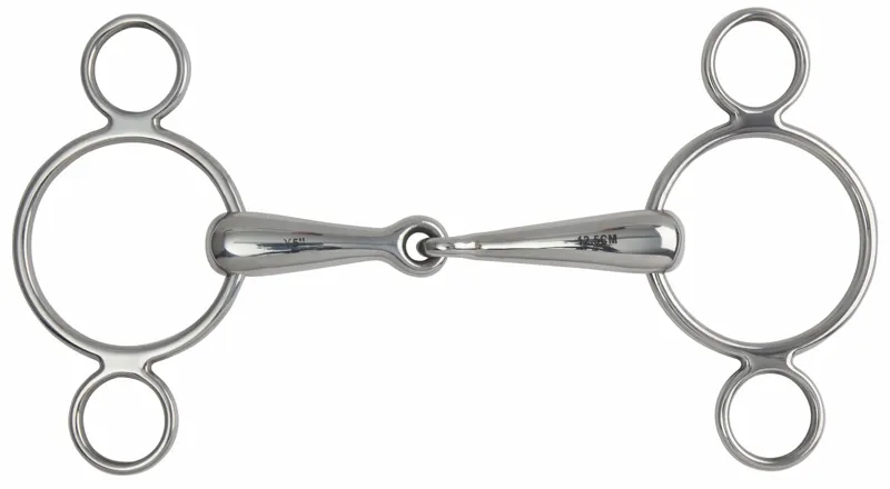 Shires Hollow Mouth Two Ring Gag