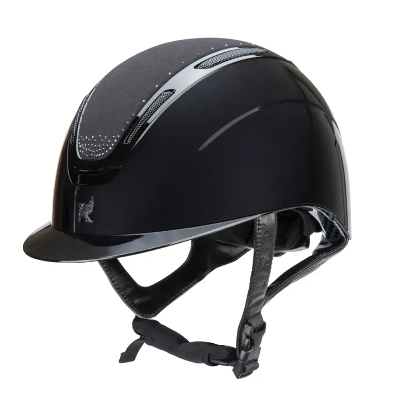 Shires Karben Amity Sparkle Riding Hat - Black-1