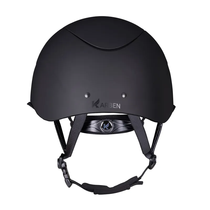 Shires Karben Elisa Ellipse Riding Hat - Black/Silver-2