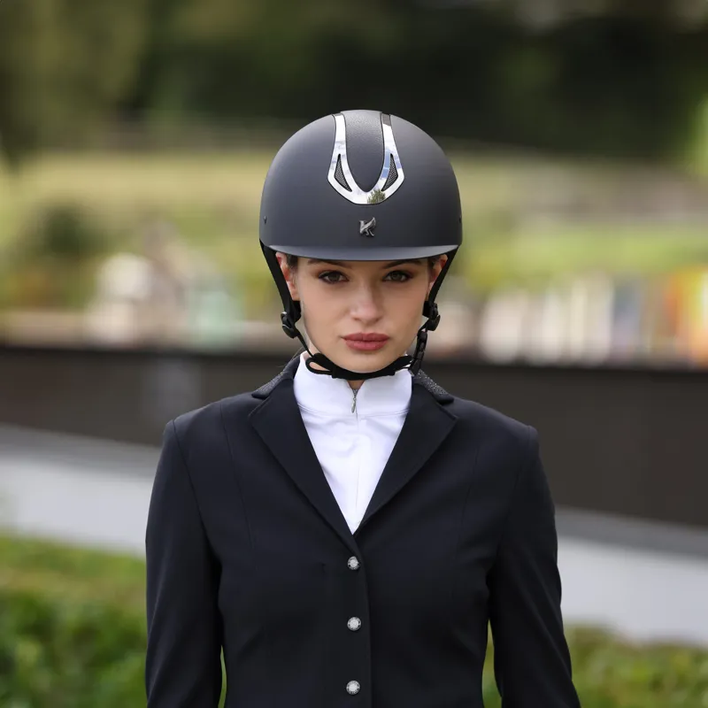 Shires Karben Sonic LSH Riding Hat - Black