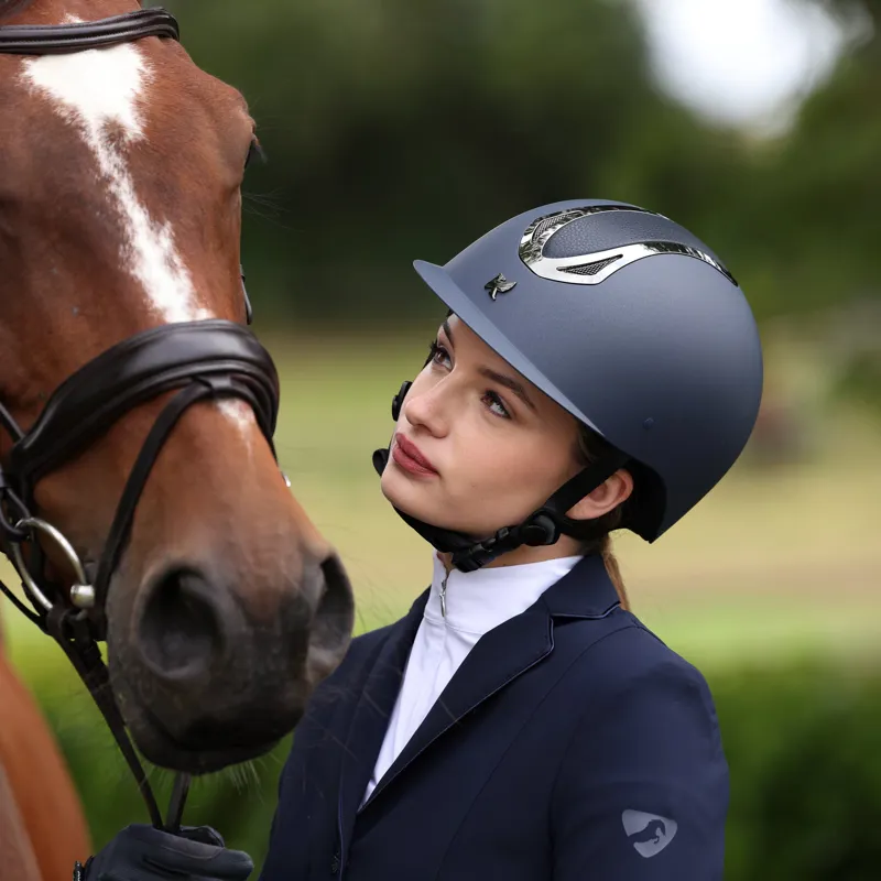 Shires Karben Sonic LSH Riding Hat - Navy