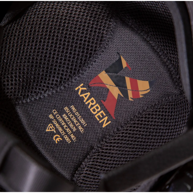Shires Karben Valentina Original Riding Hat - Black/Rose Gold-3