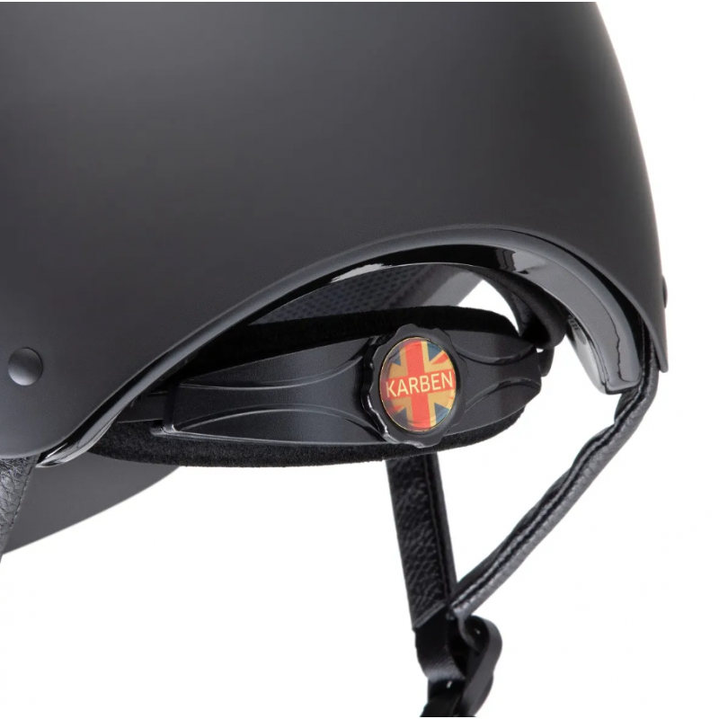 Shires Karben Valentina Original Riding Hat - Black/Rose Gold-5