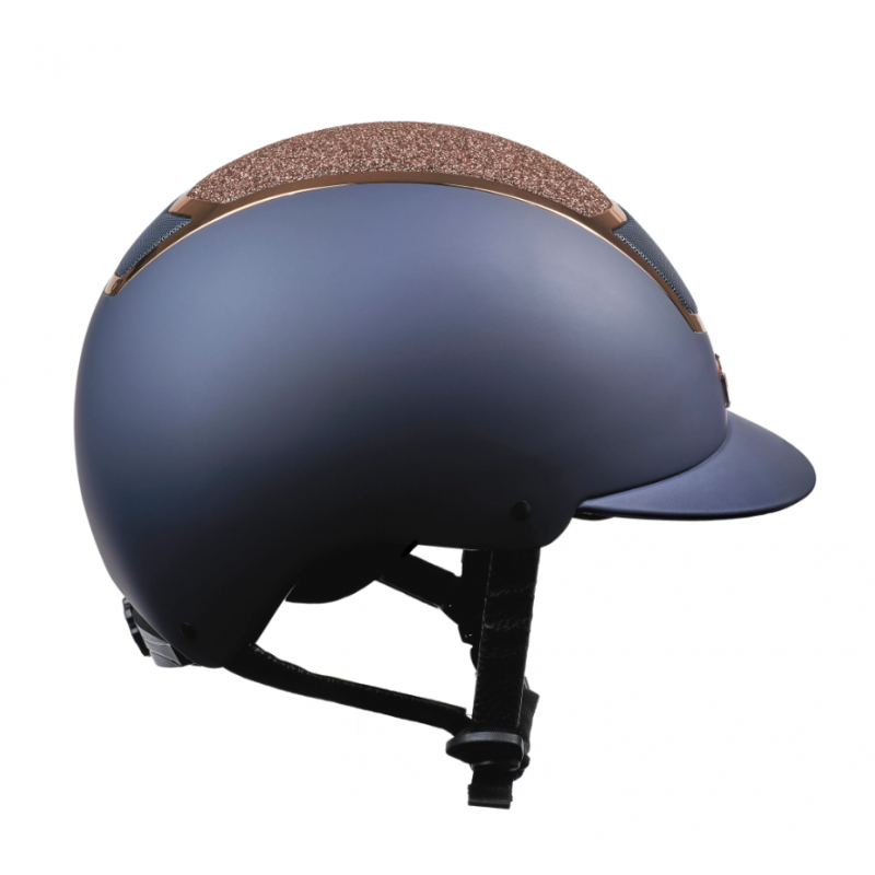 Shires Karben Valentina Original Riding Hat - Navy/Rose Gold-3