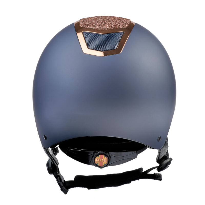 Shires Karben Valentina Original Riding Hat - Navy/Rose Gold-5