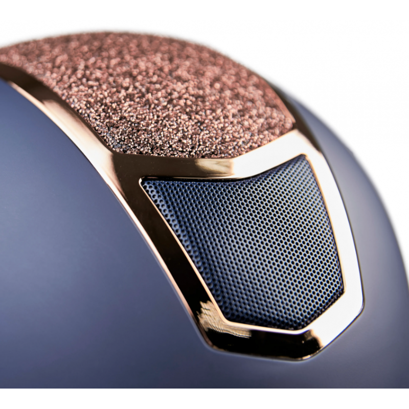 Shires Karben Valentina Original Riding Hat - Navy/Rose Gold-7