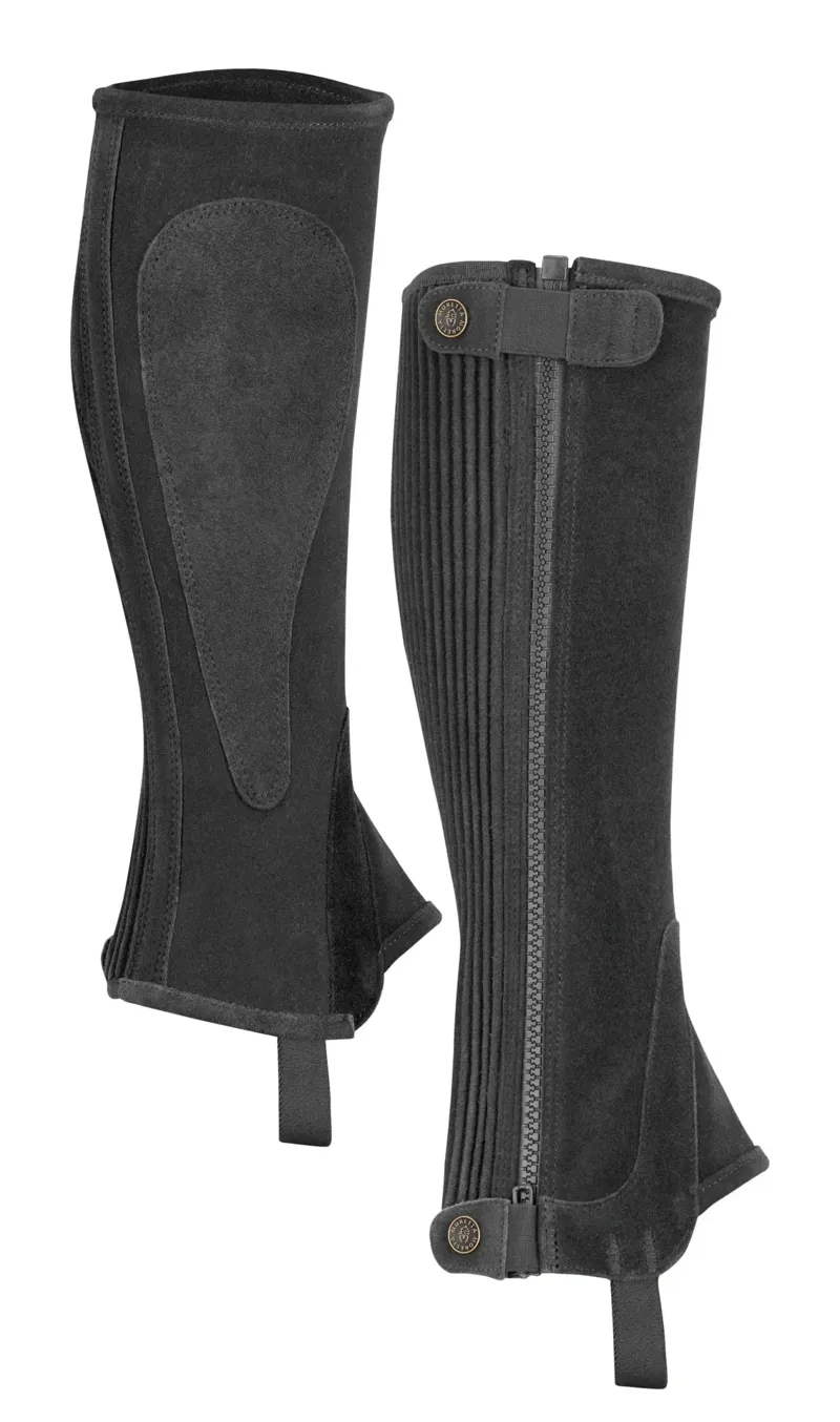 Shires Moretta Adults Half Chaps L - Black
