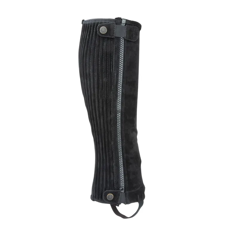 Shires Moretta Adults Half Chaps L - Black-1