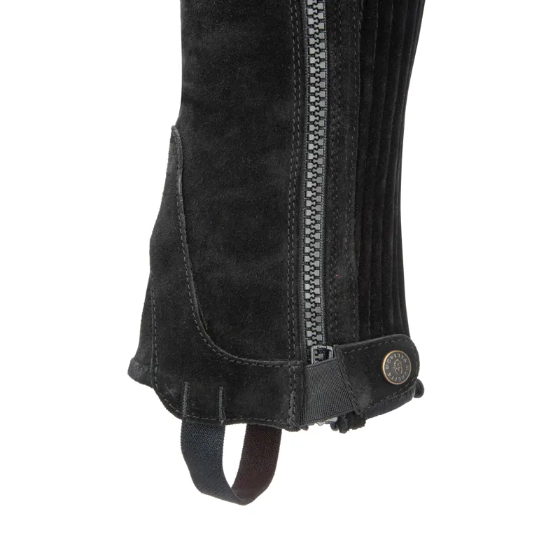 Shires Moretta Adults Half Chaps L - Black-5