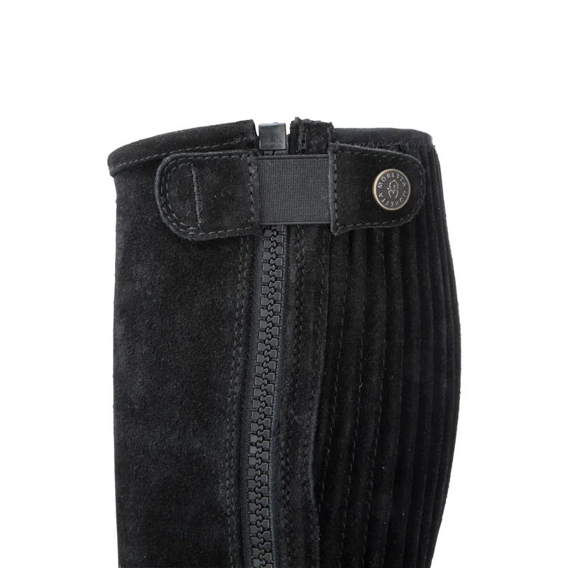 Shires Moretta Adults Half Chaps L - Black-7