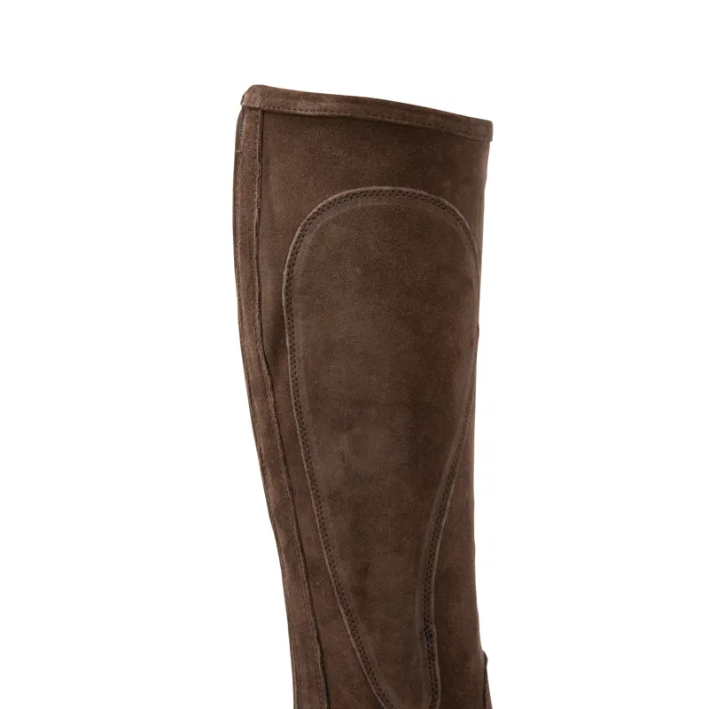 Shires Moretta Suede Adults Half Chaps - Brown-4