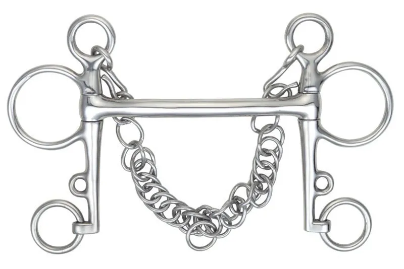 Shires Mullen Mouth Pelham 5.5 inch - Silver