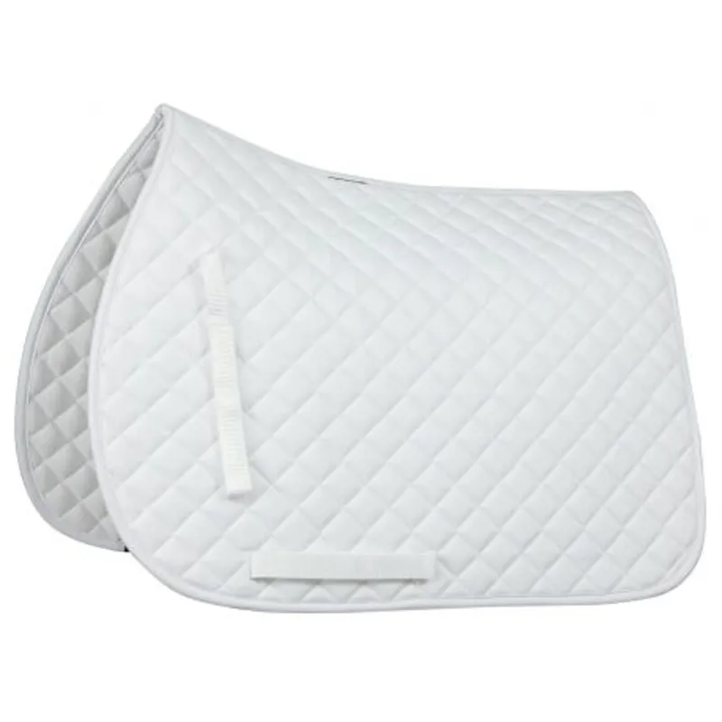 Shires Performance Lite Saddlecloth - White
