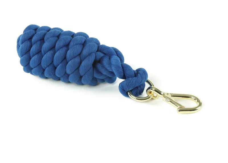Shires Plain Headcollar Lead Rope - Royal