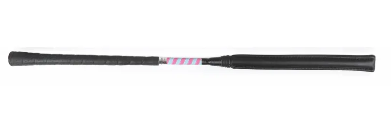 Shires ProCush Show Jumping Whip -Pink/Blue