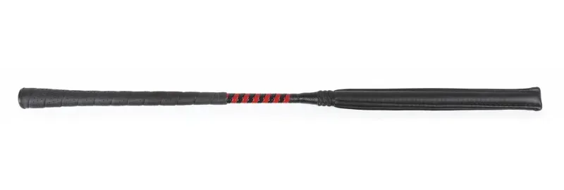 Shires ProCush Show Jumping Whip - Red/Black-1