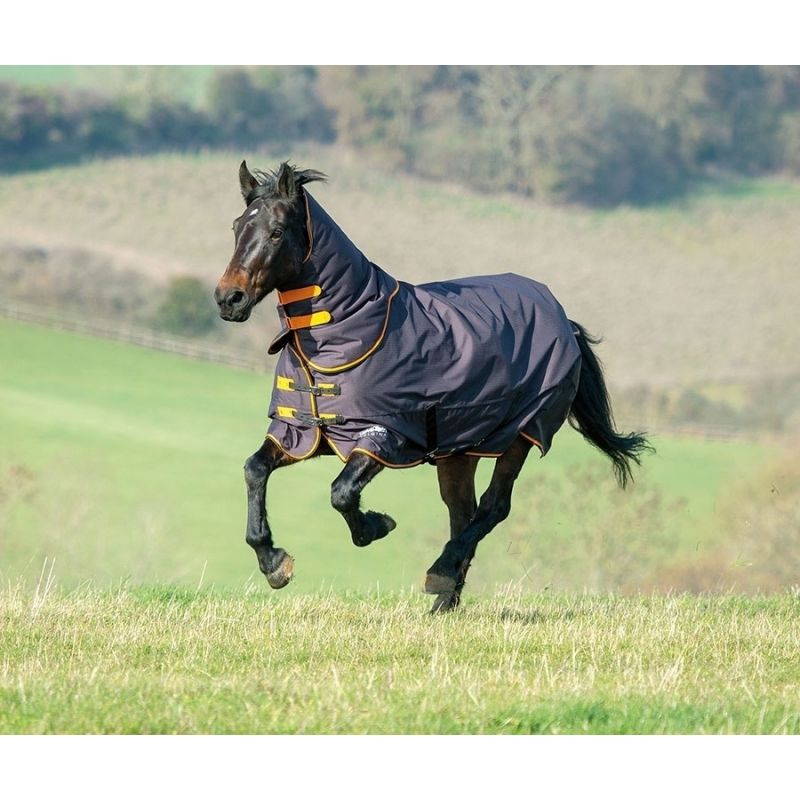 Shires Tempest Original 200 Turnout Rug and Neck Set 6'9 - Navy
