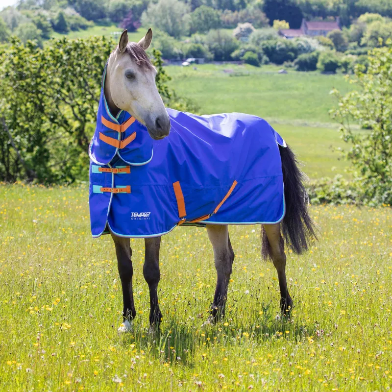 Shires Tempest Original 50g Combo Neck Turnout Rug - Royal-7