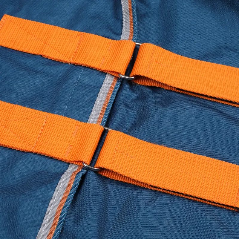 Shires Tempest Original Lite Turnout Rug and Neck Set - Teal-3