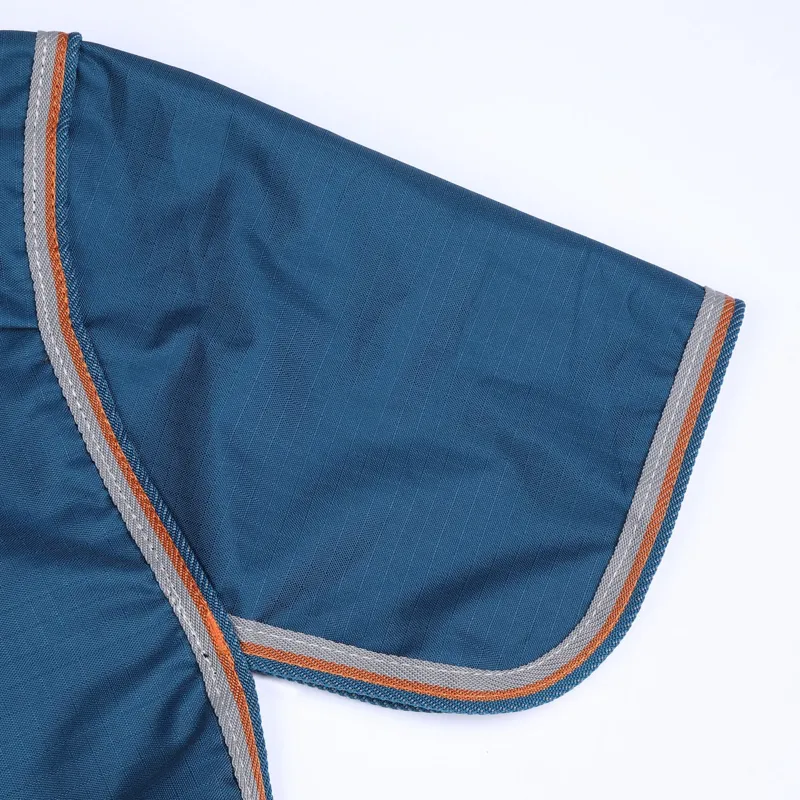 Shires Tempest Original Lite Turnout Rug and Neck Set - Teal-6