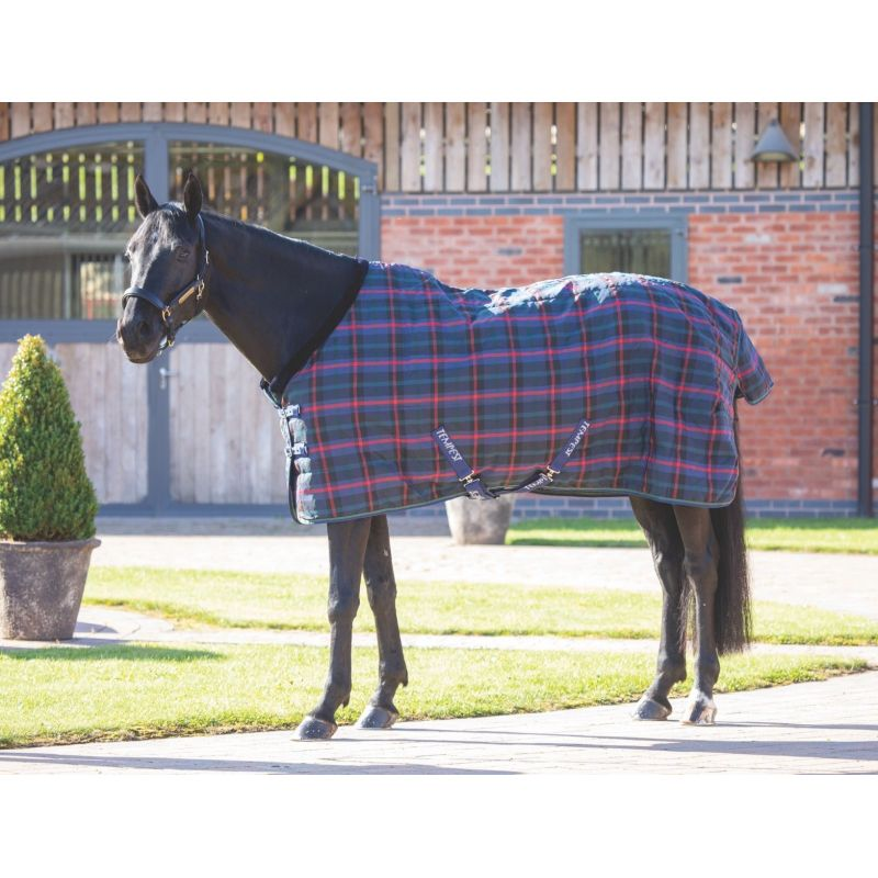 Shires Tempest Plus 100 Stable Rug - Green Check