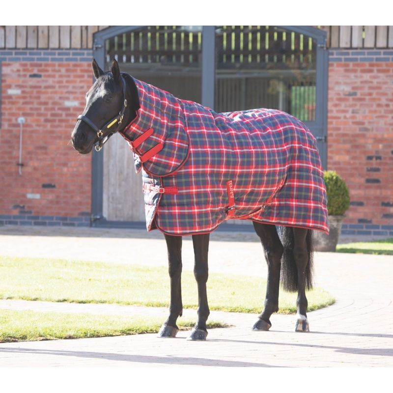 Shires Tempest Plus 200 Stable Combo Rug - Red Check