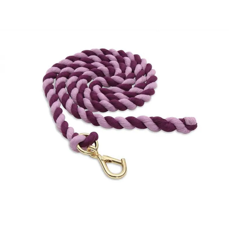 Shires Two Tone Lead Rope - Lilac/Purple