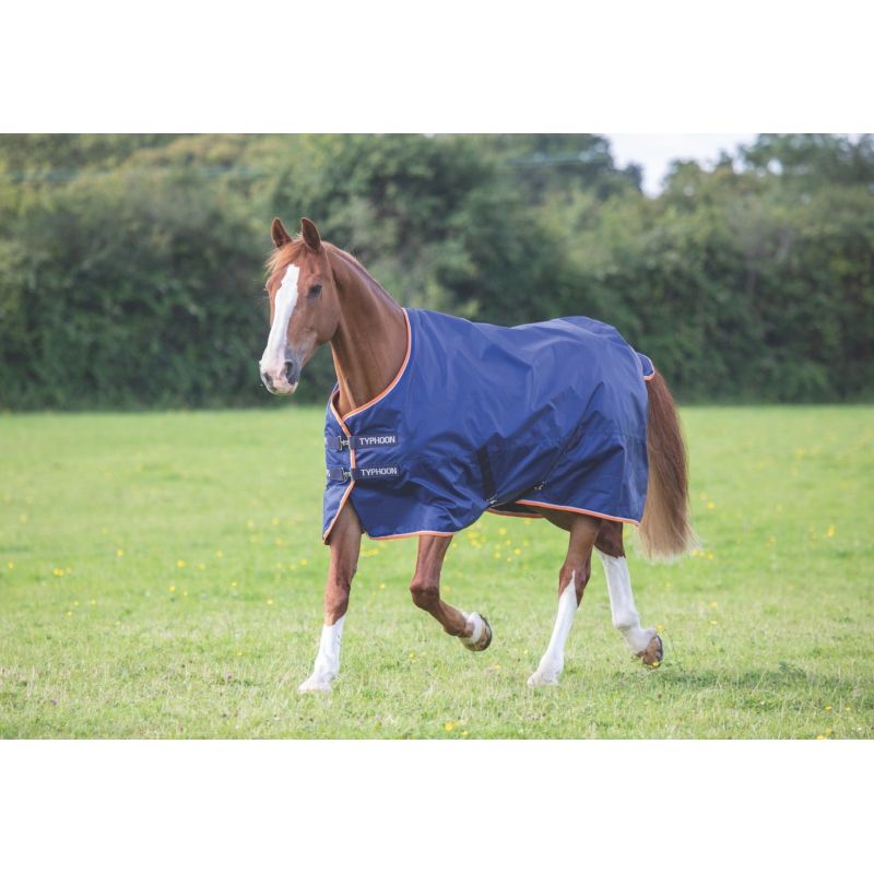 Shires Typhoon 100 Turnout Rug in Navy