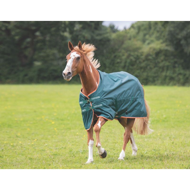 Shires Typhoon Lite Turnout Rug - Green