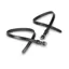 Shires Velociti GARA Leather Spur Straps - Black