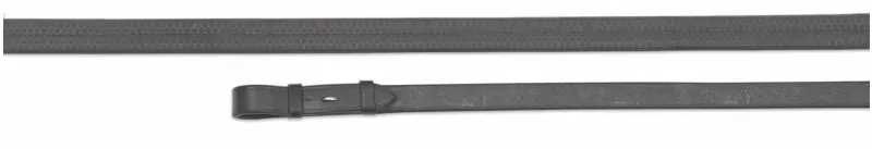 Shires Velociti GARA Nylon Rubber Grip Reins 48 inch - Black