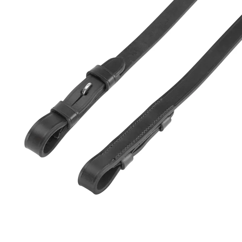 Shires Velociti GARA Soft Rubber Grip Reins - Black-3