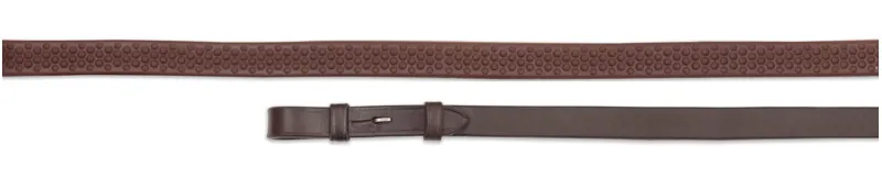 Shires Velociti GARA Soft Rubber Grip Reins - Havana