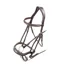Shires Velociti Rapida Ergonomic Flash Bridle - Havana 