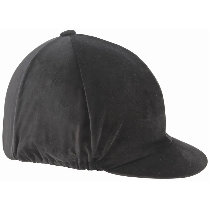 Shires Velvet Hat Cover - Black