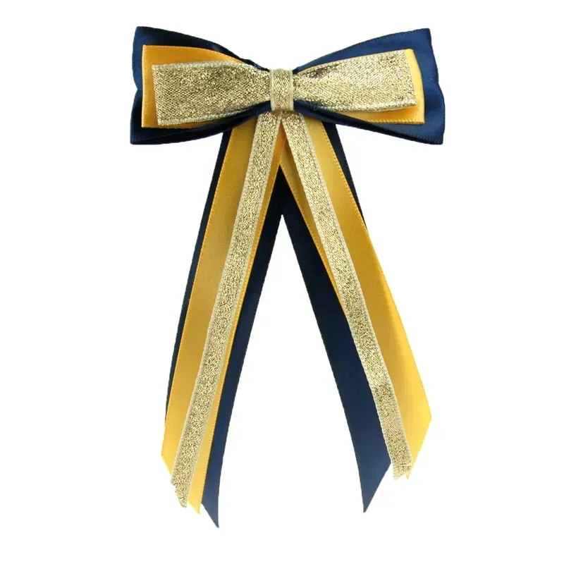 Showquest Hairbow And Tails - Blue/Sunshine Yellow/Gold