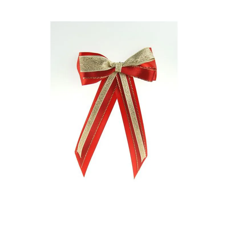 Showquest Hairbow And Tails - Red/Gold-1