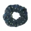 Showquest Lurex Spot Hair Scrunchie - Navy/Gold