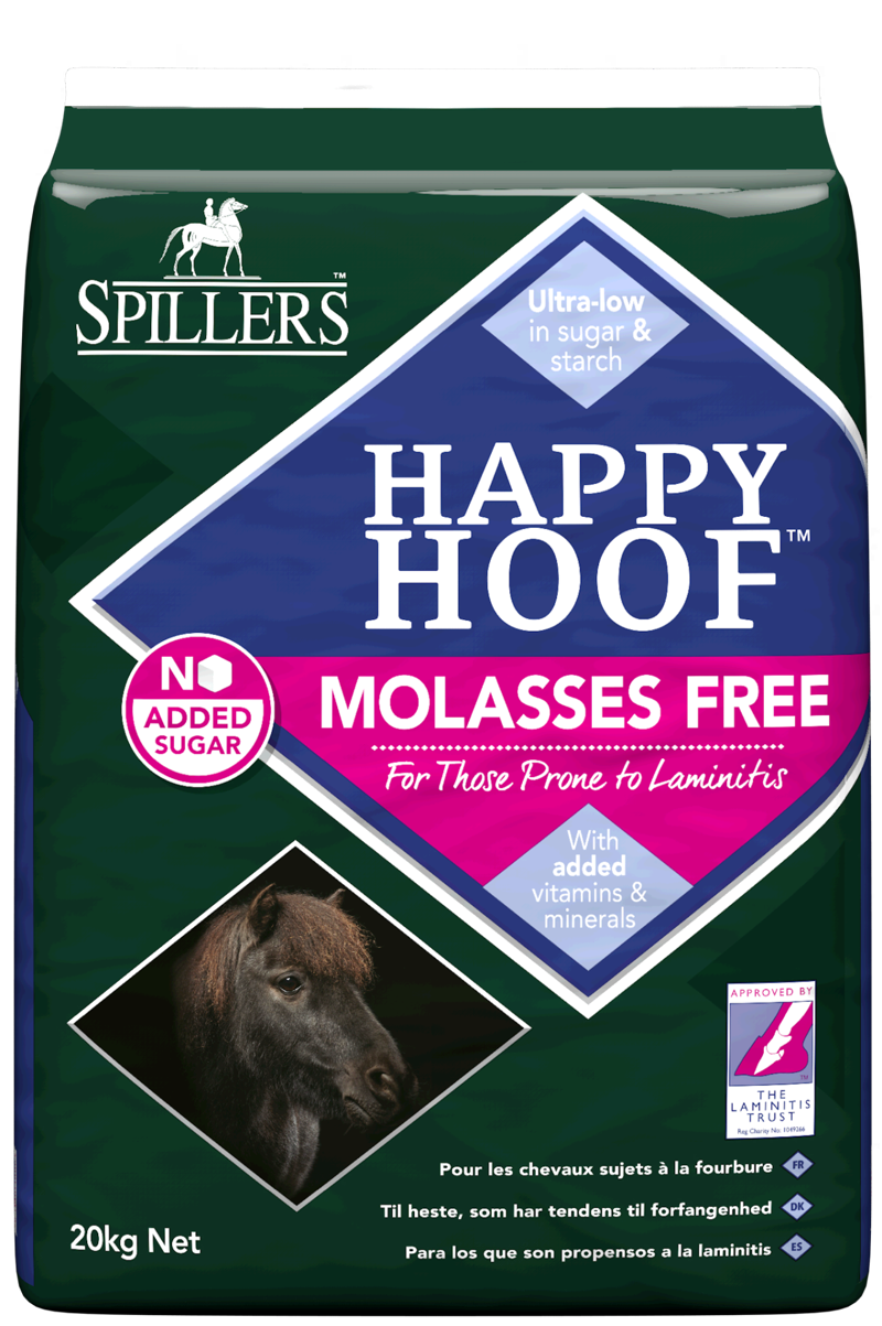 Spillers Happy Hoof Molasses Free - 20kg