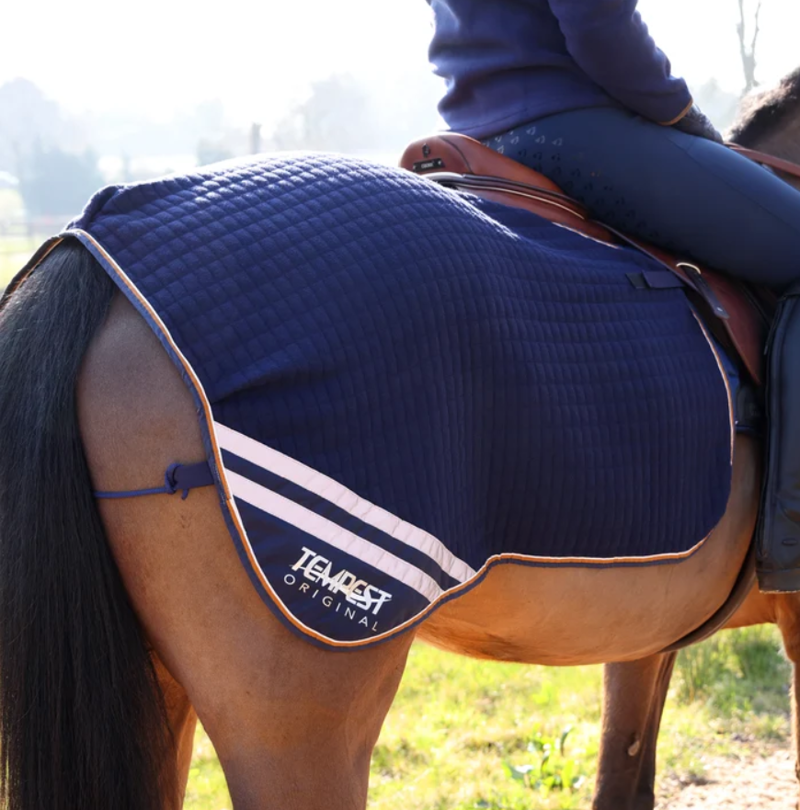 Shires Tempest Tech Cooler Quarter Sheet Navy