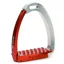 Tech Stirrups Venice Safety Stirrups - Silver/Red