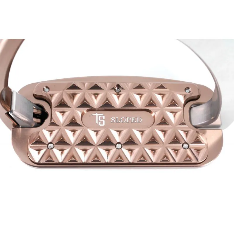 Tech Stirrups Venice Sloped Safety Stirrups - Rose Gold-1