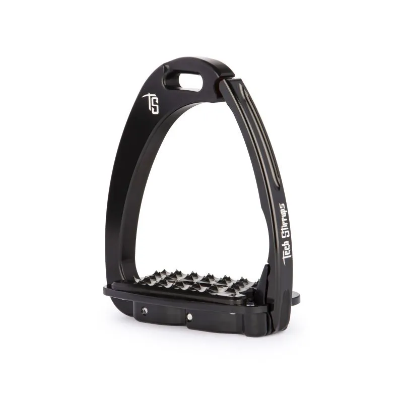 Tech Stirrups Venice Sloped Safety Stirrups Medium - Black