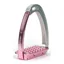 Tech Stirrups Venice Young Safety Stirrups - Silver/Pink